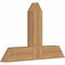 Ekena Millwork Portland Timber Gable Bracket, Western Red Cedar, 36"W x 24"H x 3 1/2"D x 5 1/2"F, 16/12 Pitch GBW036X24X0406POR00SWR - alternate 5